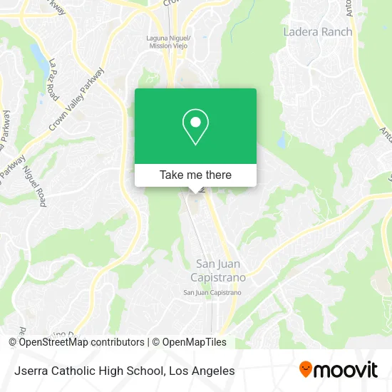 Jserra Catholic High School map