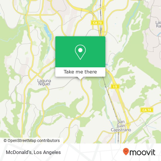 McDonald's map