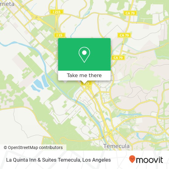 Mapa de La Quinta Inn & Suites Temecula