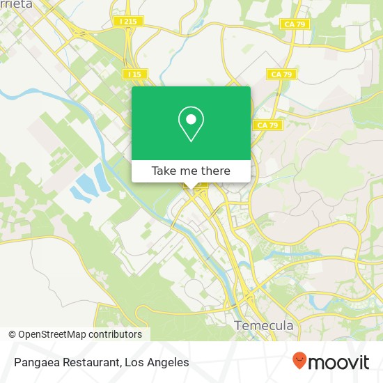 Pangaea Restaurant map