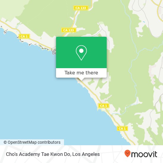 Cho's Academy Tae Kwon Do map