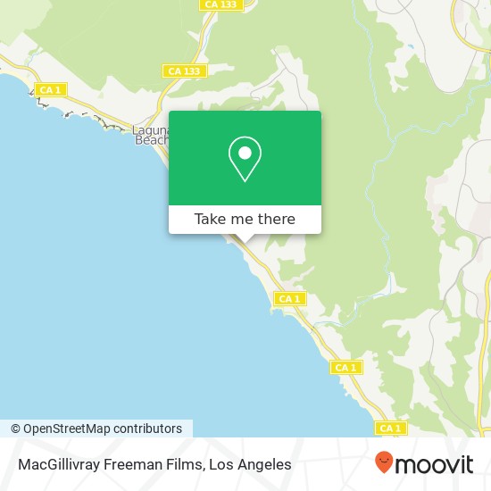 Mapa de MacGillivray Freeman Films