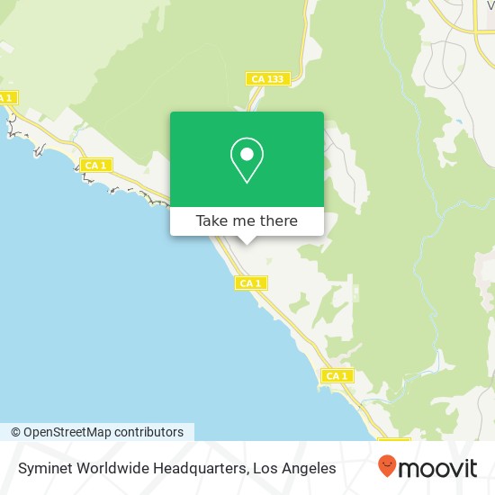 Syminet Worldwide Headquarters map