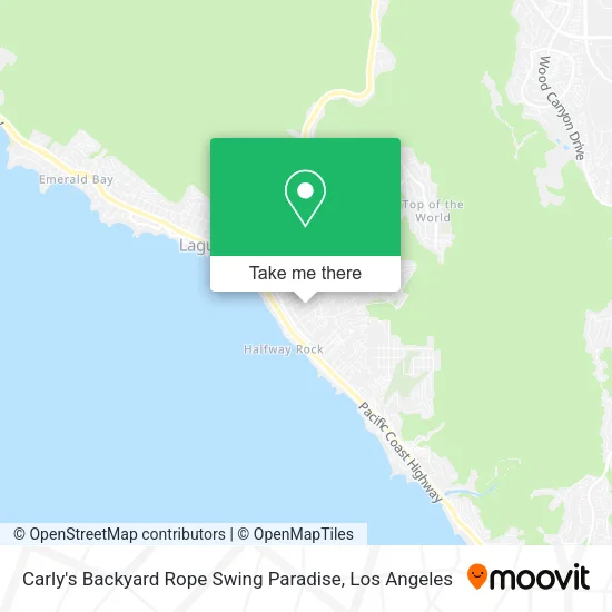 Mapa de Carly's Backyard Rope Swing Paradise