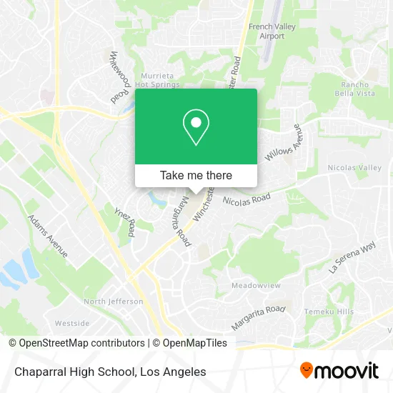 Chaparral High School map
