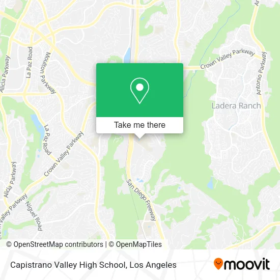 Capistrano Valley High School map