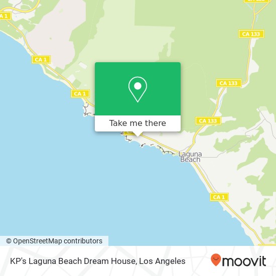 KP's Laguna Beach Dream House map