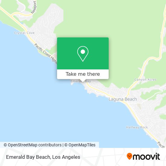 Mapa de Emerald Bay Beach