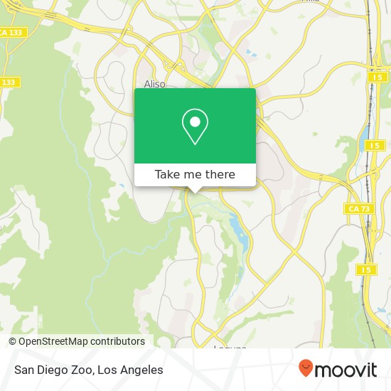 Mapa de San Diego Zoo