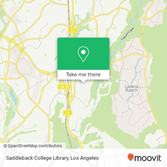 Saddleback College Library map