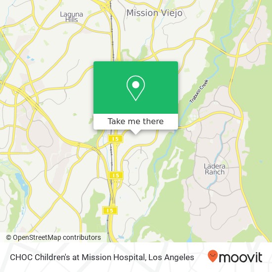 Mapa de CHOC Children's at Mission Hospital