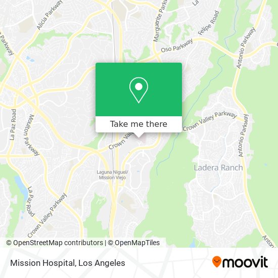 Mapa de Mission Hospital