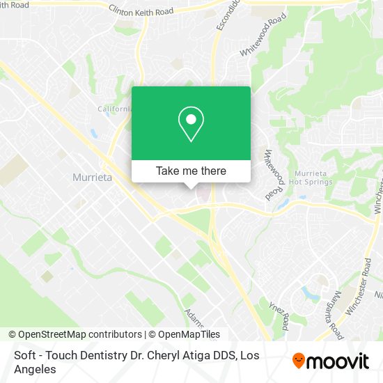 Soft - Touch Dentistry Dr. Cheryl Atiga DDS map