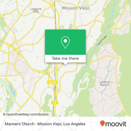 Mapa de Mariners Church - Mission Viejo