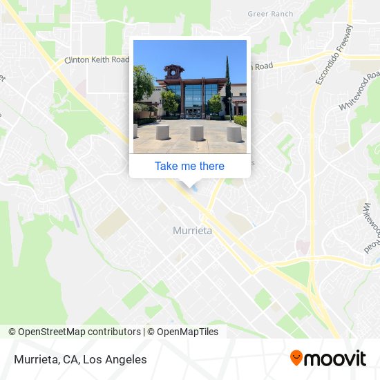 Murrieta, CA map