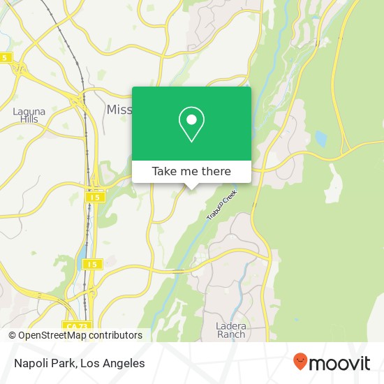 Mapa de Napoli Park