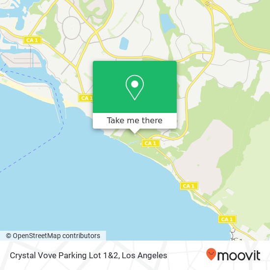 Crystal Vove Parking Lot 1&2 map