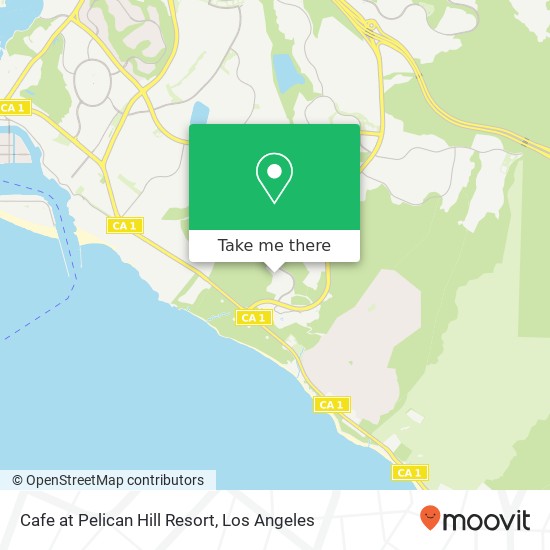 Mapa de Cafe at Pelican Hill Resort