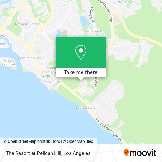 The Resort at Pelican Hill map