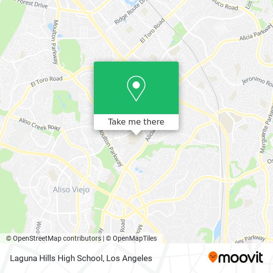 Laguna Hills High School map