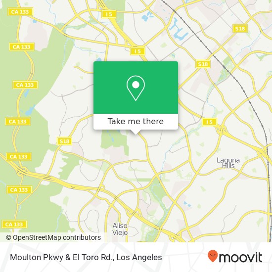 Mapa de Moulton Pkwy & El Toro Rd.