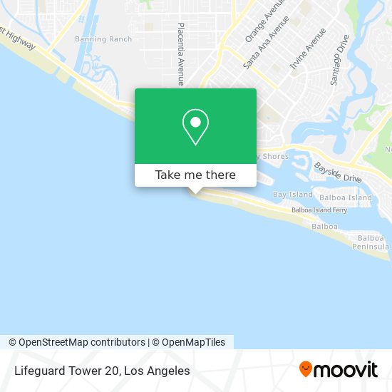 Lifeguard Tower 20 map
