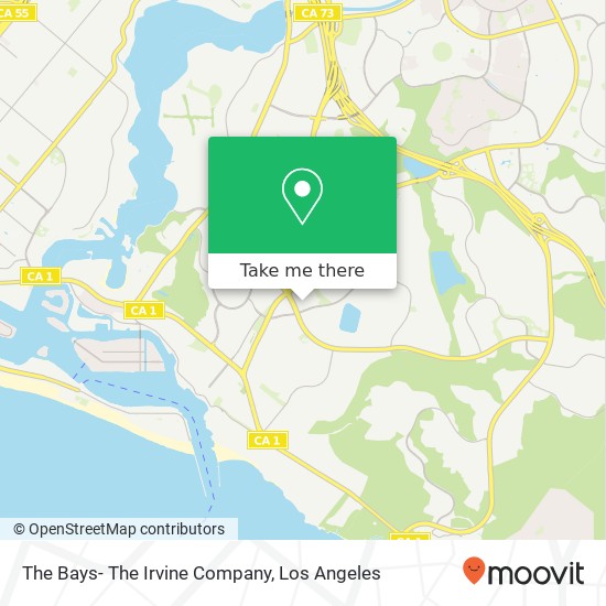 The Bays- The Irvine Company map