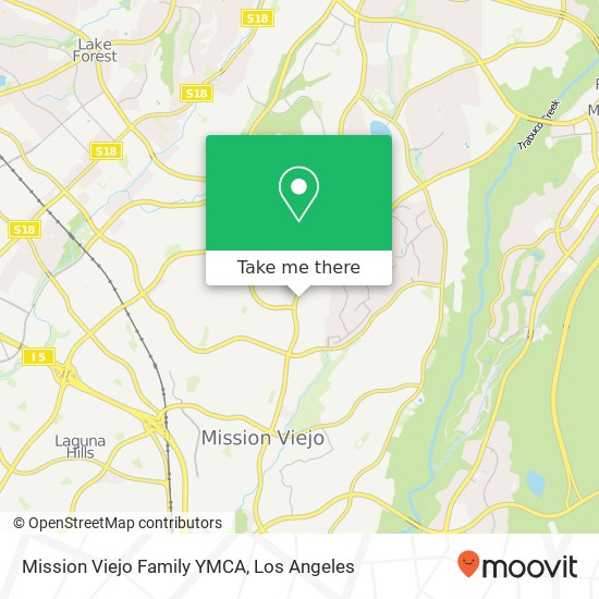 Mission Viejo Family YMCA map