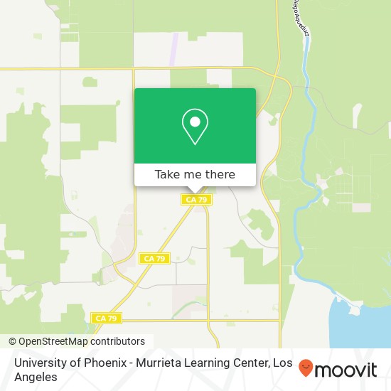 University of Phoenix - Murrieta Learning Center map