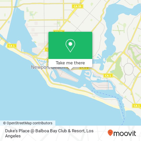 Duke's Place @ Balboa Bay Club & Resort map