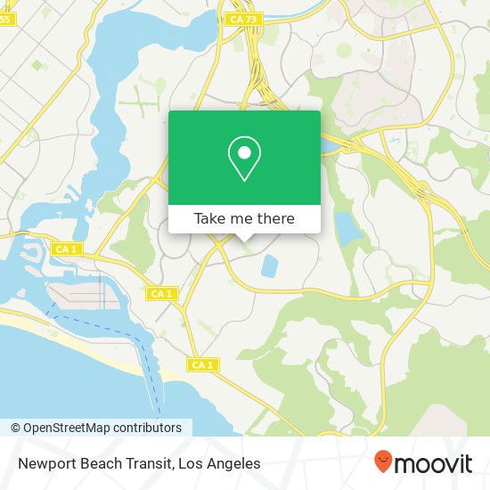 Mapa de Newport Beach Transit