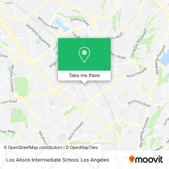 Los Alisos Intermediate School map