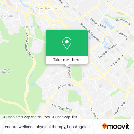 encore wellness physical therapy map