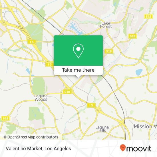 Valentino Market map