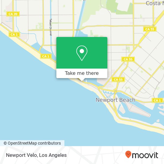 Newport Velo map