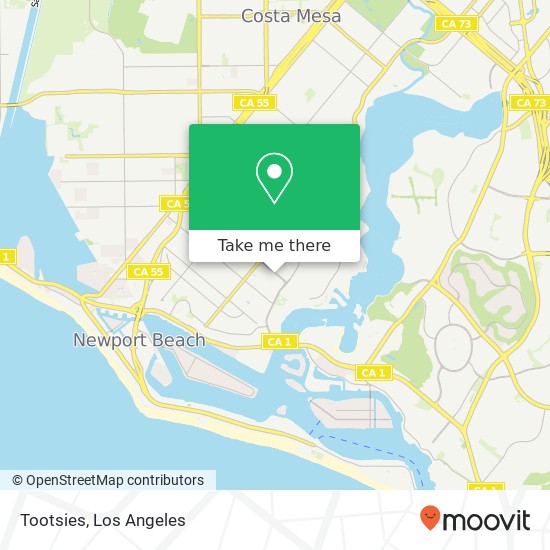 Tootsies map