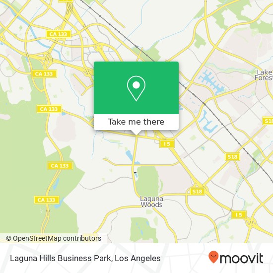 Laguna Hills Business Park map