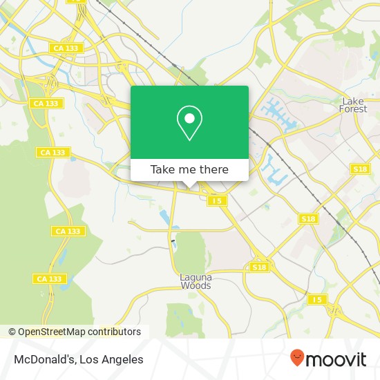 McDonald's map