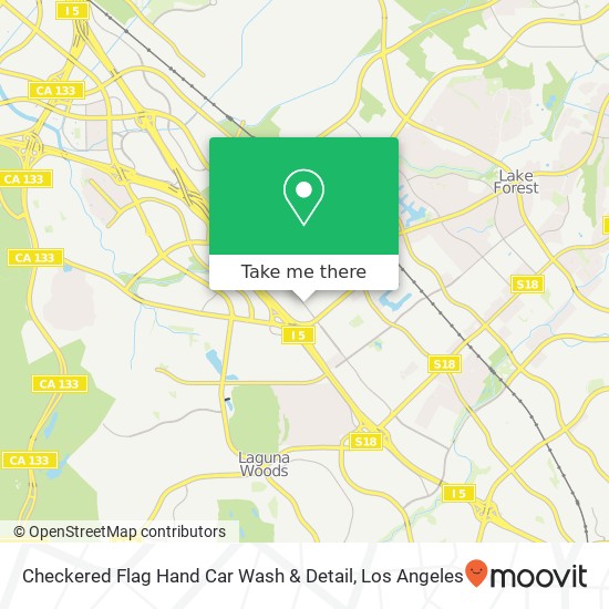 Mapa de Checkered Flag Hand Car Wash & Detail