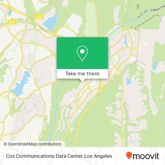 Mapa de Cox Communications Data Center