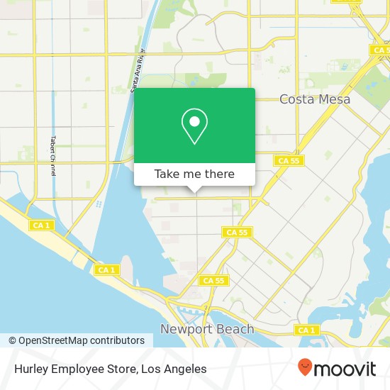 Mapa de Hurley Employee Store