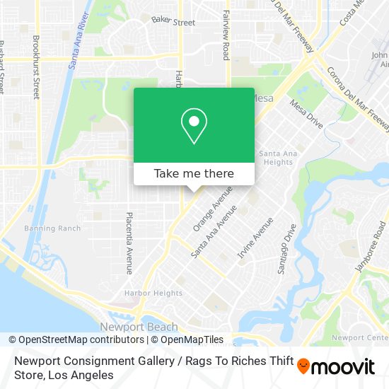 Mapa de Newport Consignment Gallery / Rags To Riches Thift Store