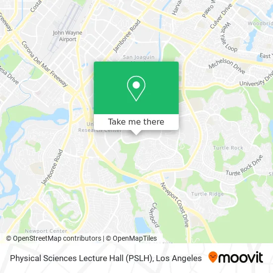 Physical Sciences Lecture Hall (PSLH) map