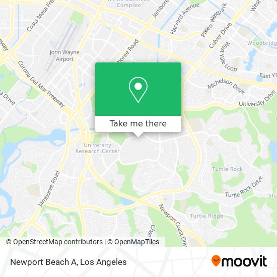 Mapa de Newport Beach A