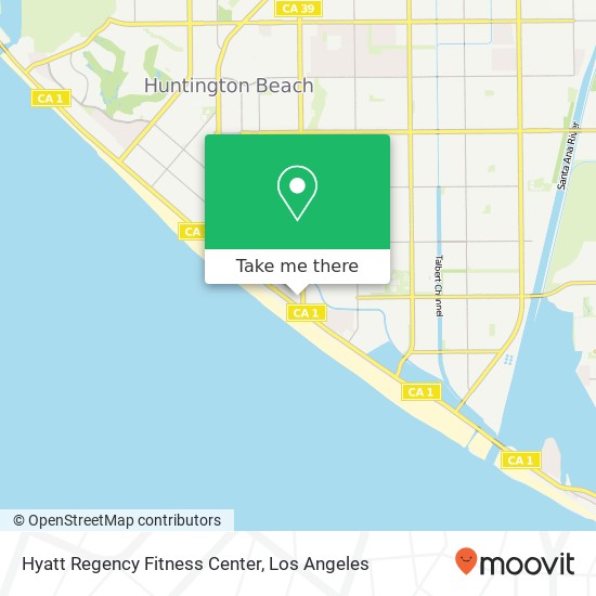 Mapa de Hyatt Regency Fitness Center