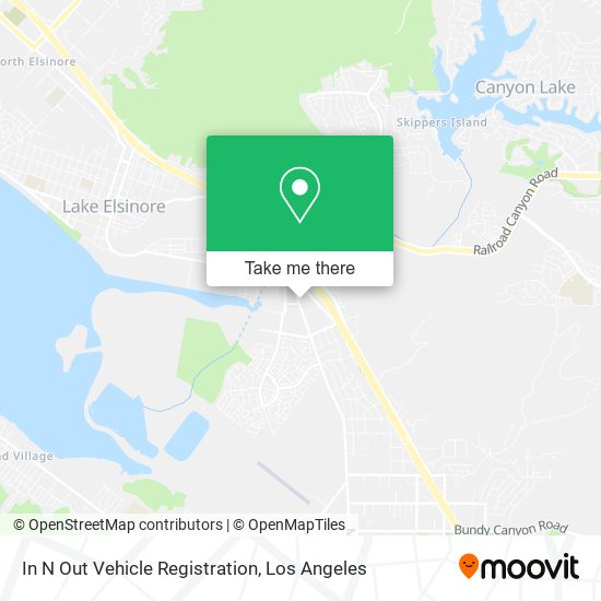 In N Out Vehicle Registration map