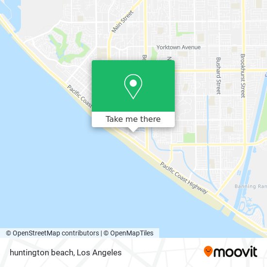 huntington beach map