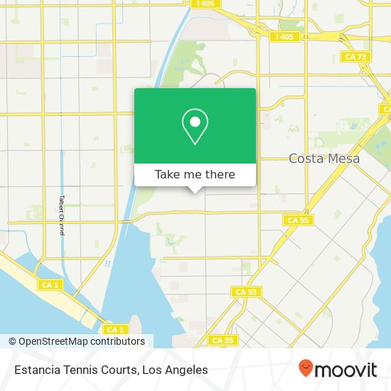 Estancia Tennis Courts map