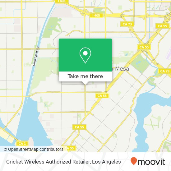 Cricket Wireless Authorized Retailer map