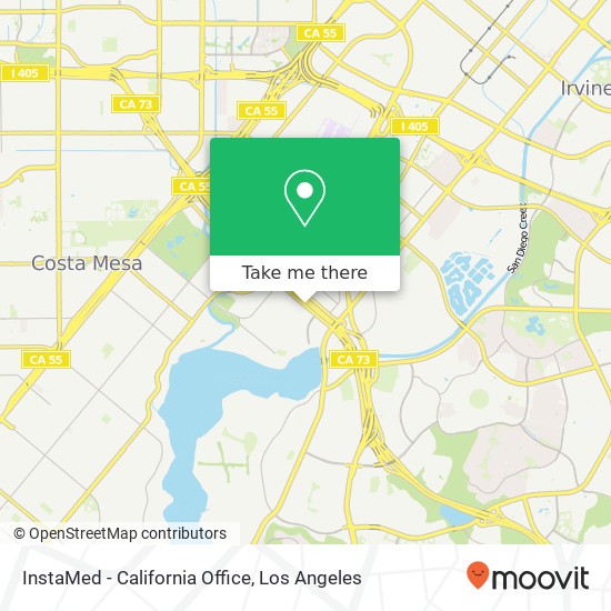 InstaMed - California Office map